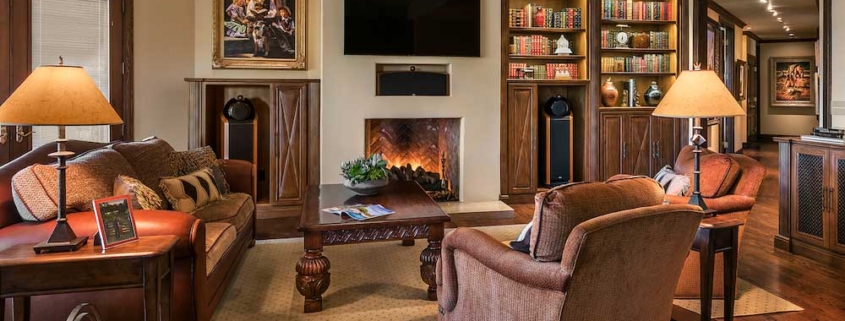 office, study, library, custom bookcases, traditional, interior design, kim gwozdz, provenance, scottsdale, paradise valley, arizona, award-winning